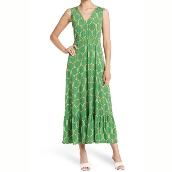 Love By Design Women's Alba Sleeveless Tiered Maxi Dress - S - Picture 1 of 6